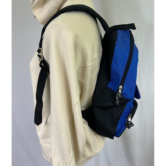 VINTAGE 1999 Rugrats Backpack - Viacom Nickelodeon - Blue - Tommy Pickles - Picture 4 of 13